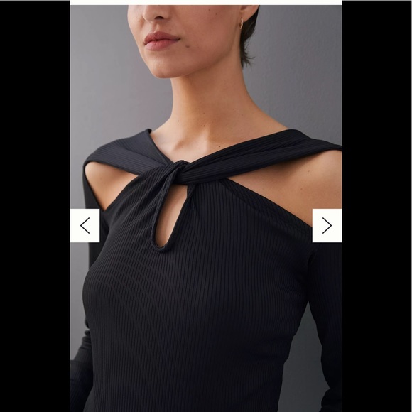 Anthropologie Twist Cut-Out Top - Picture 2 of 6